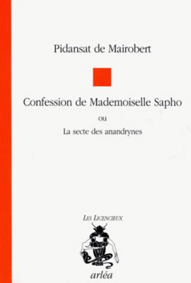 Image de couverture de Confession de mademoiselle Sapho